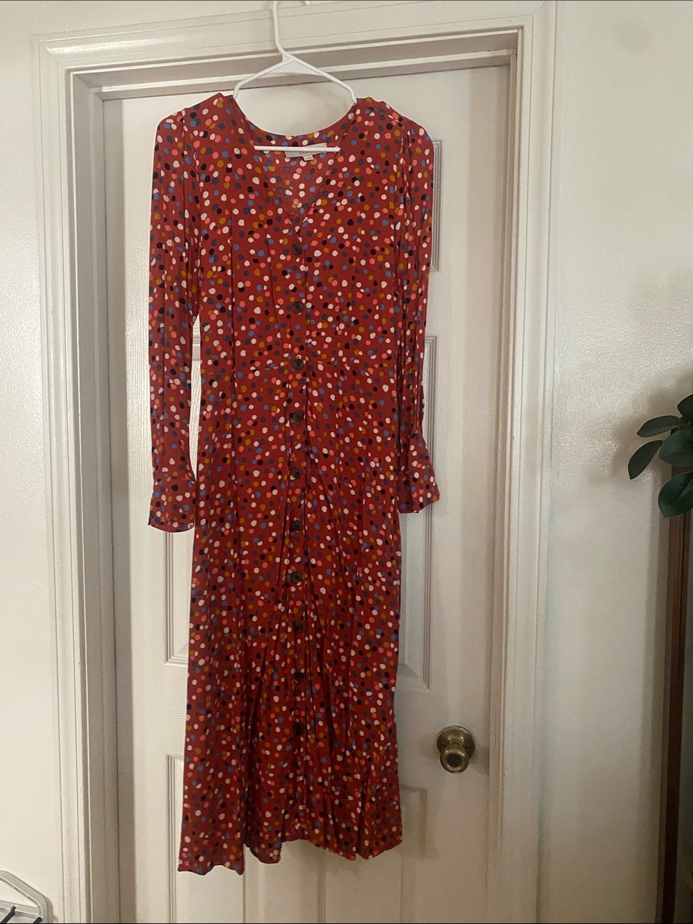 Polka Dot Midi Dress